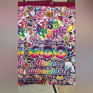 LISA FRANK Iconic Stickers Over 600 little stickers booklet